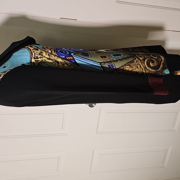 Simple Art By DOLCEZZA. Tunic Mini Dress. Size Small. Long Sleeve Cowl Neck. - Picture 5 of 9